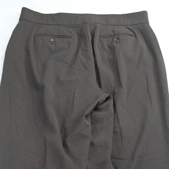 Dana Buckman 12 Brown Wide Leg Stretch Dress Pants‎ - Picture 6 of 7